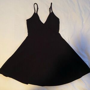 SHEIN Black Flare Dress